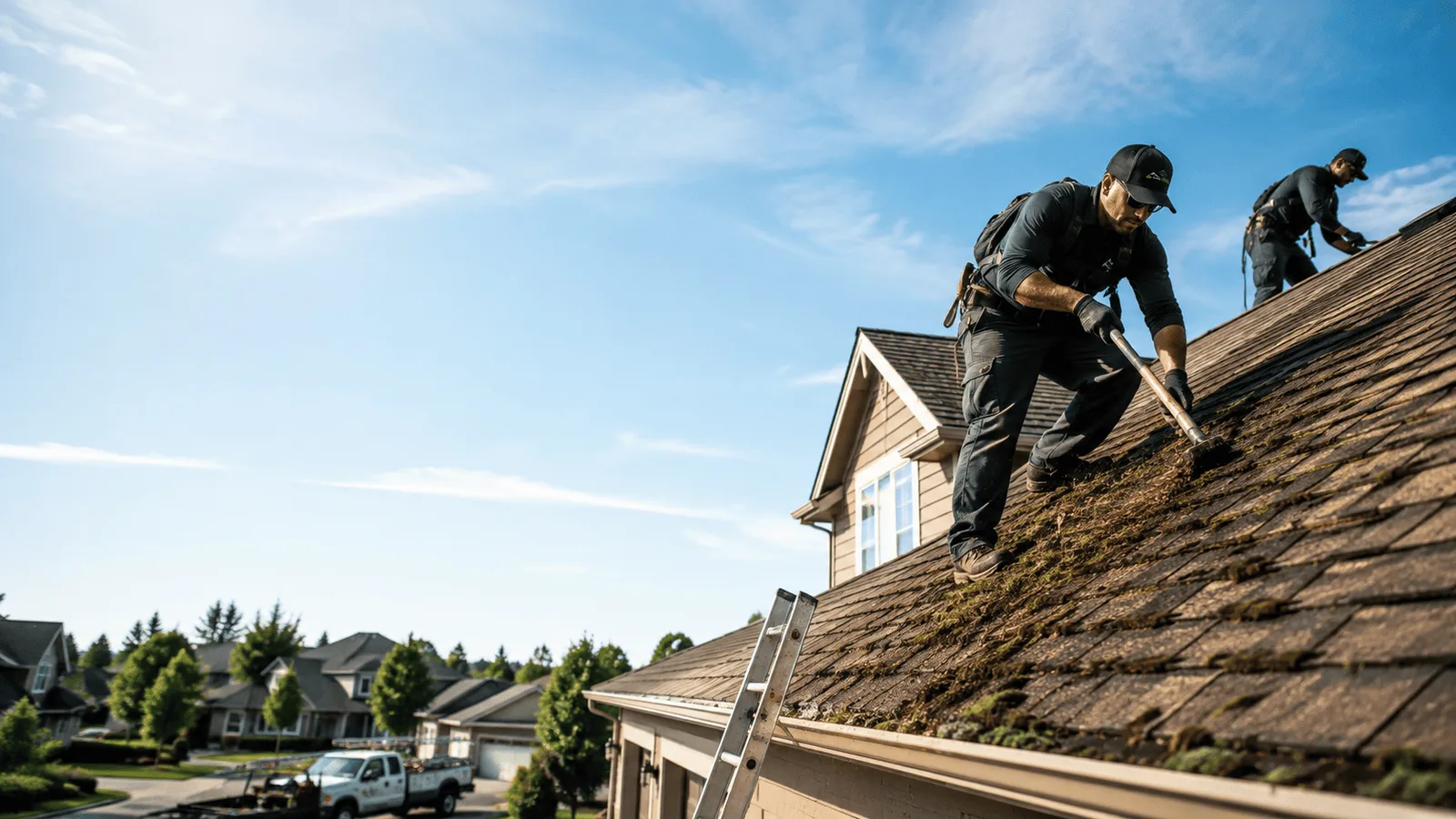 Roof Moss Removal in Union, IL near me
